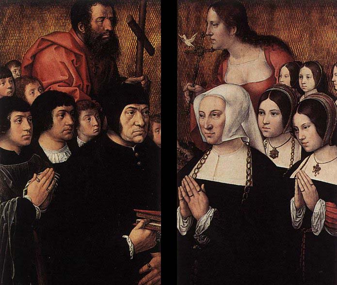 Barend van Orley Haneton Triptych